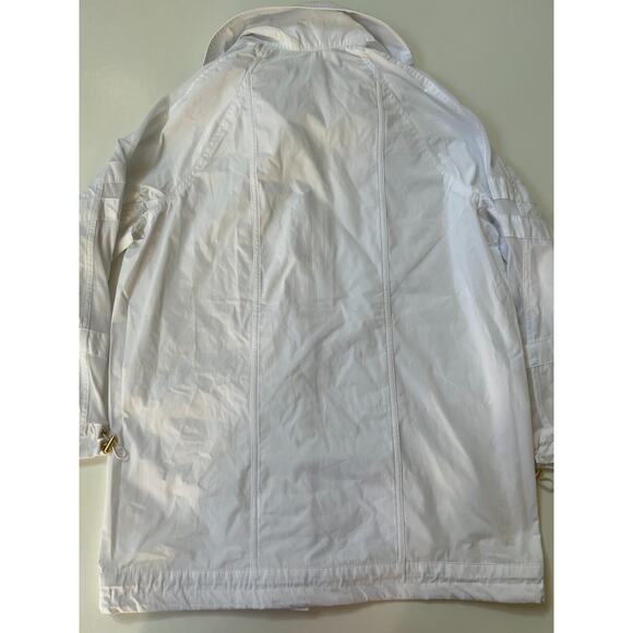 Lauren Ralph Lauren Women White Full Zip Windbreaker Jacket Size S NWT $295 - Picture 10 of 12
